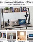 Writing Desk with Bookshelf - From Where - 
