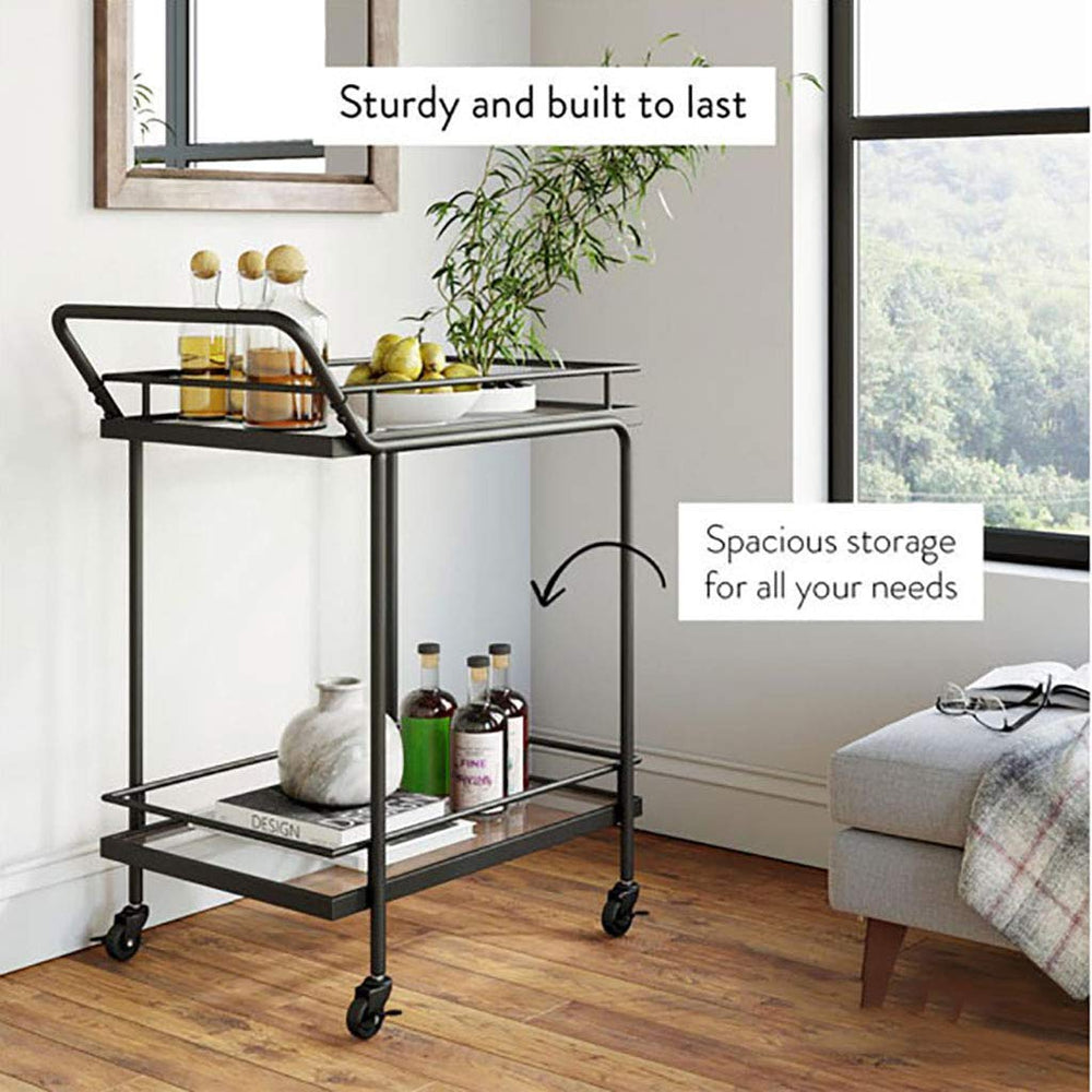 Wrought Iron 2 - Tier Trolley - From Where - 