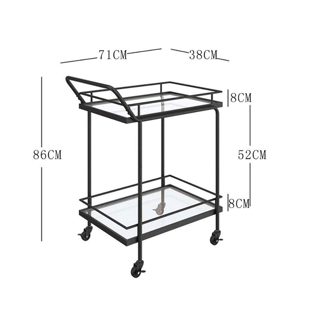 Wrought Iron 2 - Tier Trolley - From Where - 