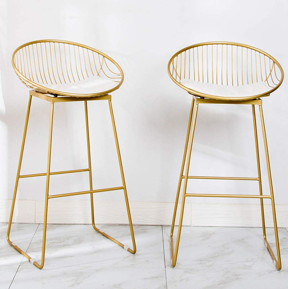 Wrought Iron Bar Stools (Set of 2) - From Where - 