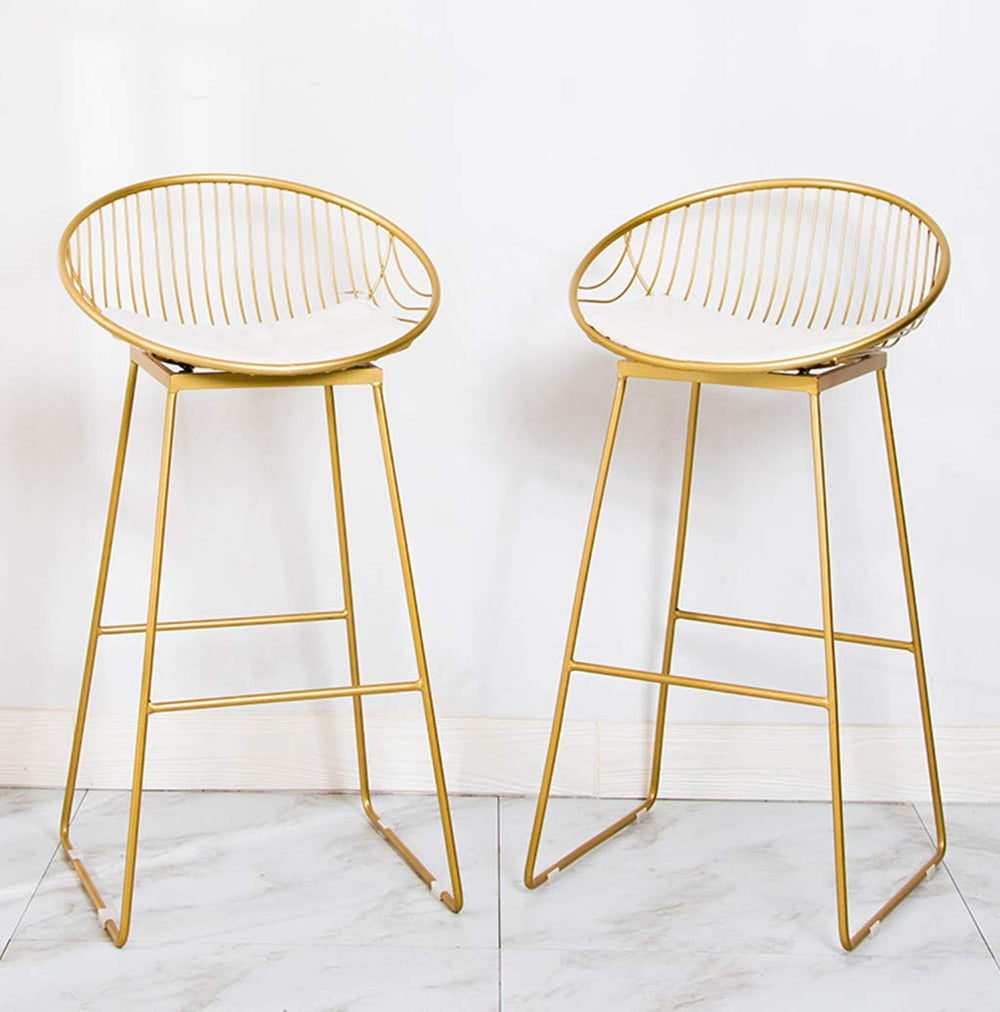 Wrought Iron Bar Stools (Set of 2) - From Where - 