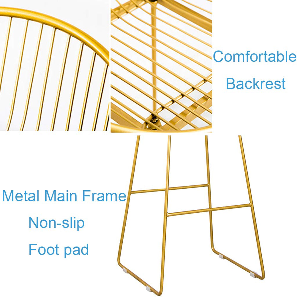 Wrought Iron Bar Stools (Set of 2) - From Where - 