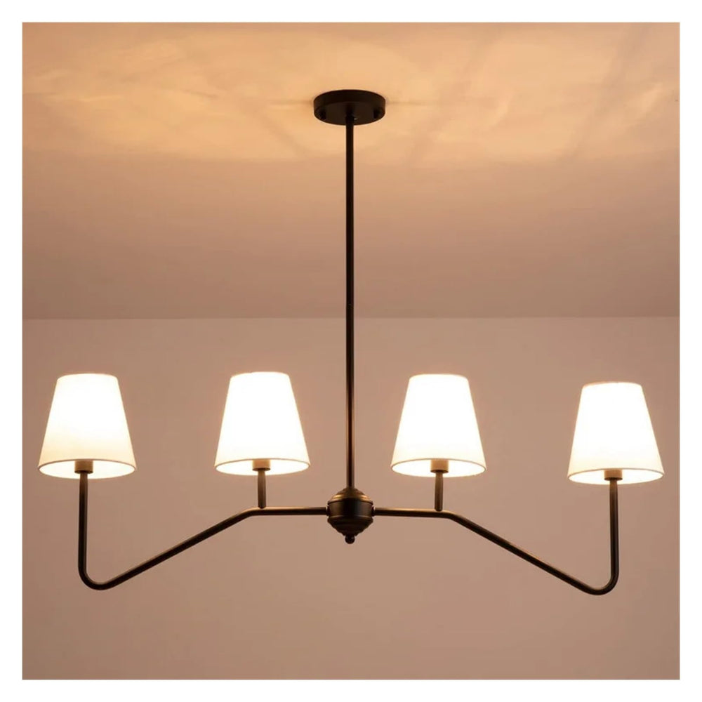 Wrought Iron Industrial Chandelier - From Where - 