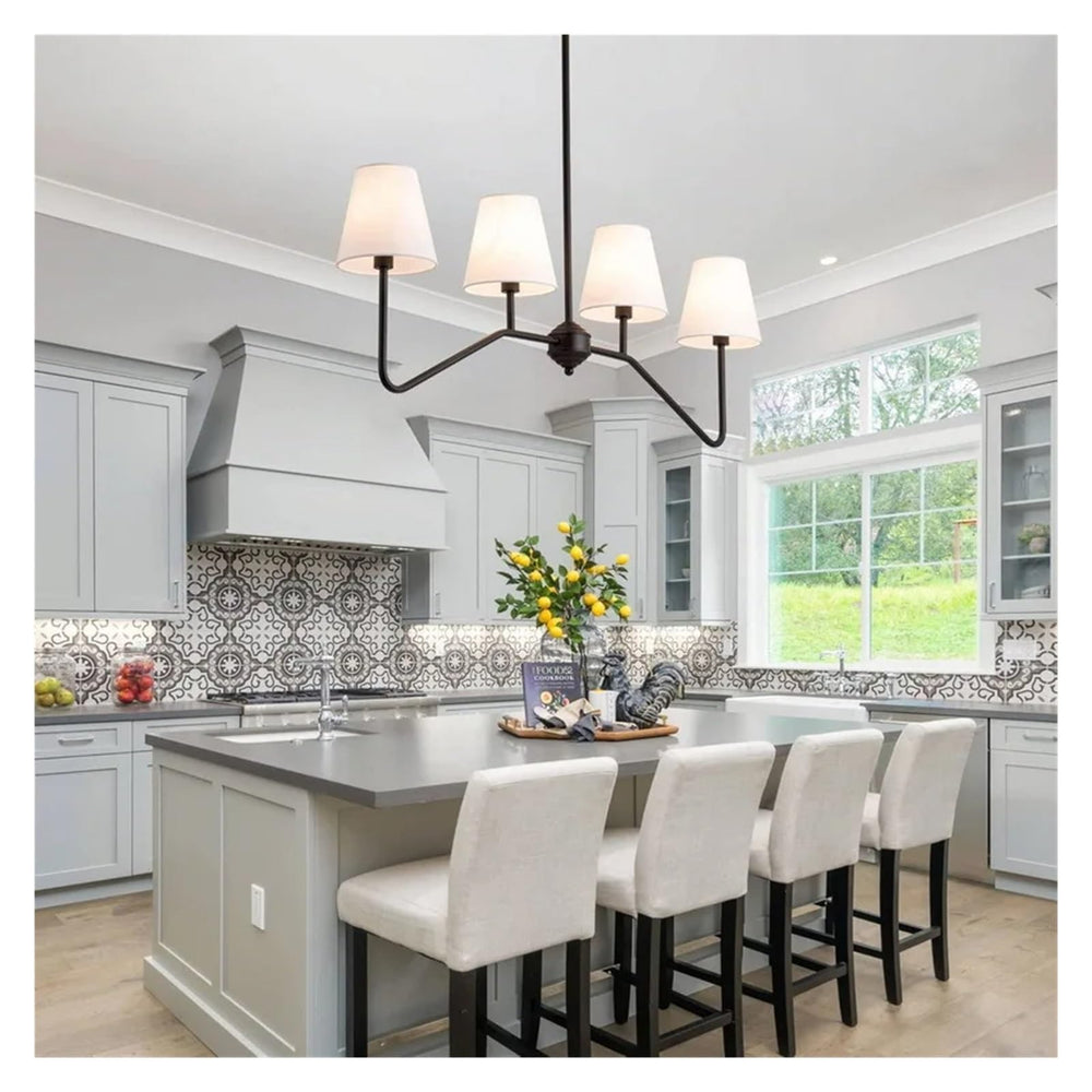 Wrought Iron Industrial Chandelier - From Where - 