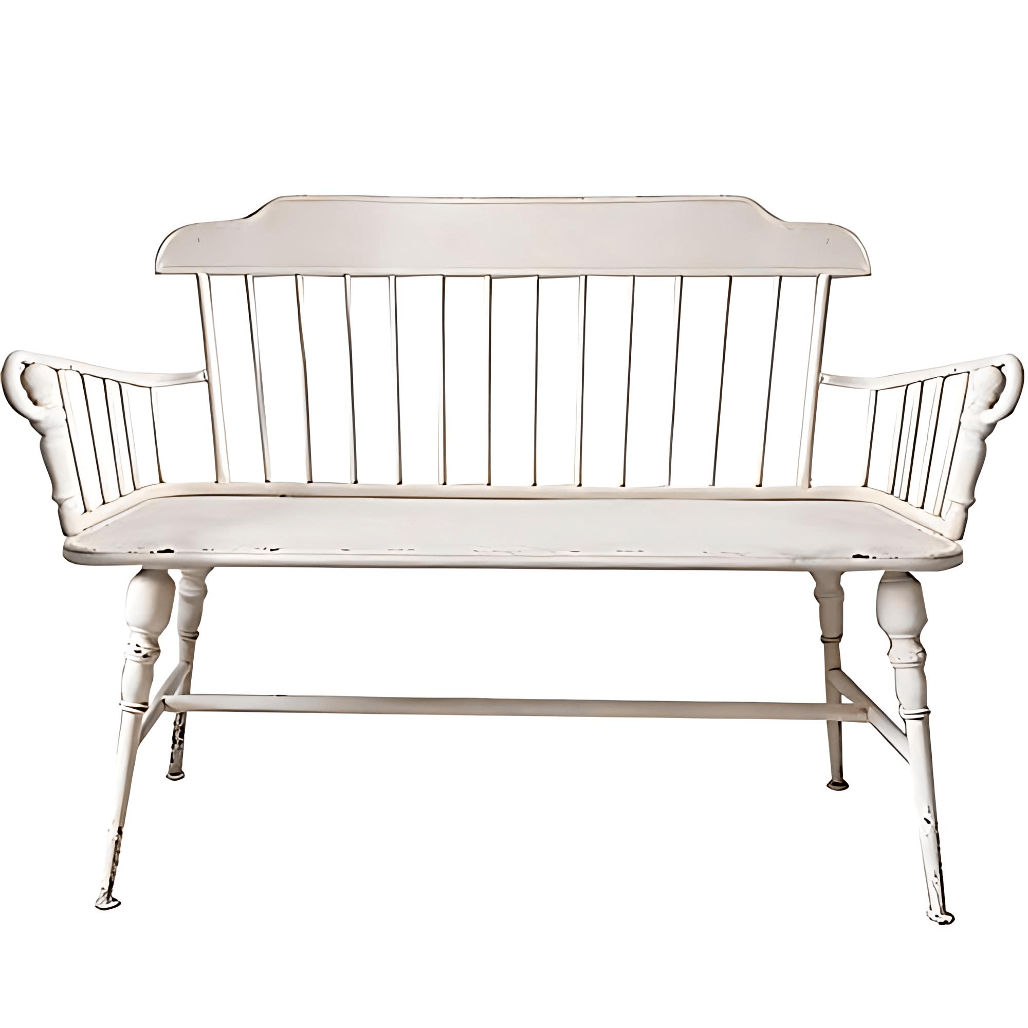 Wrought Iron Vintage Garden Bench - From Where - 