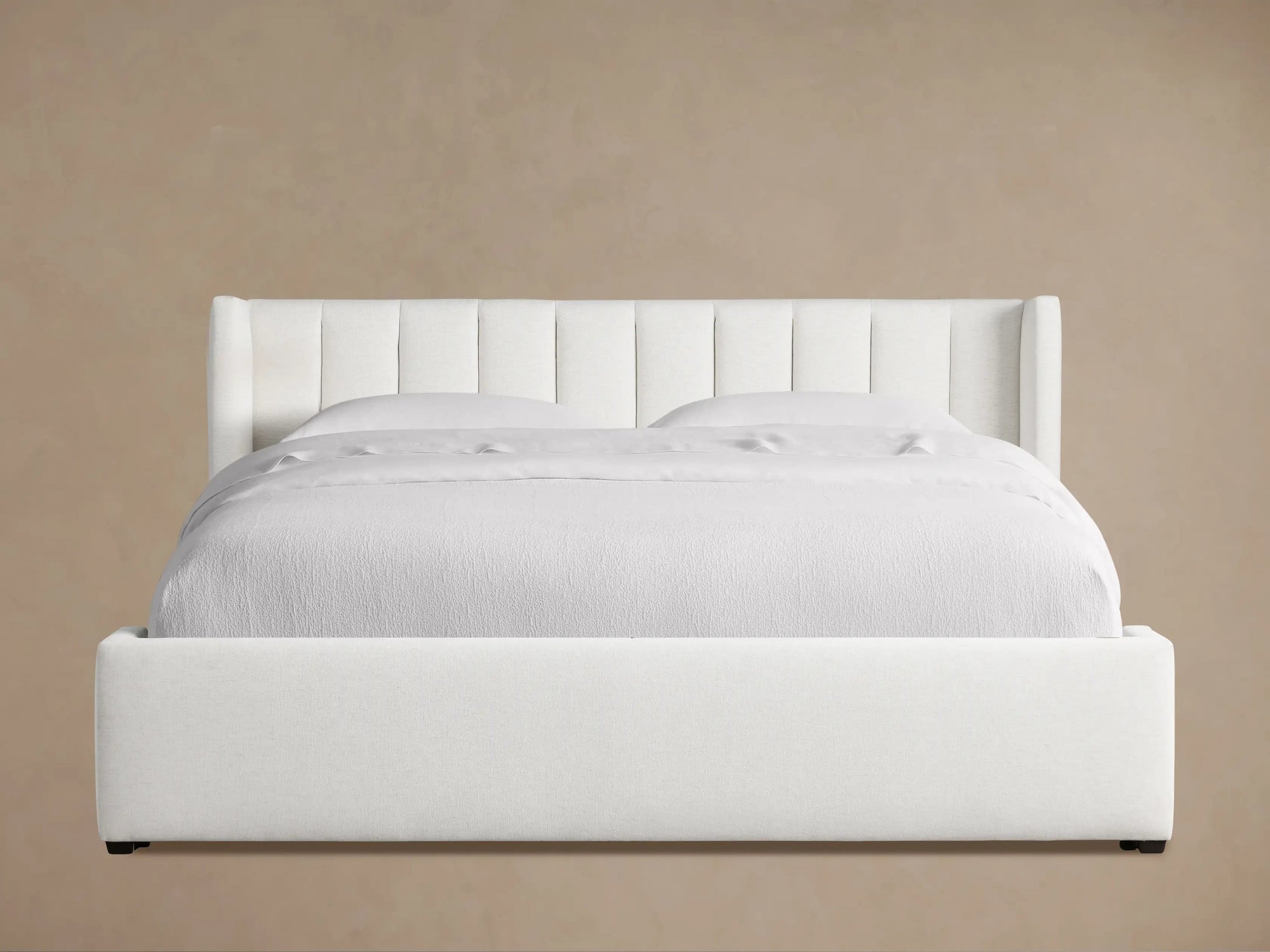 Wyller Channel - Stitched Bed with Low Footboard - From Where Finds - 