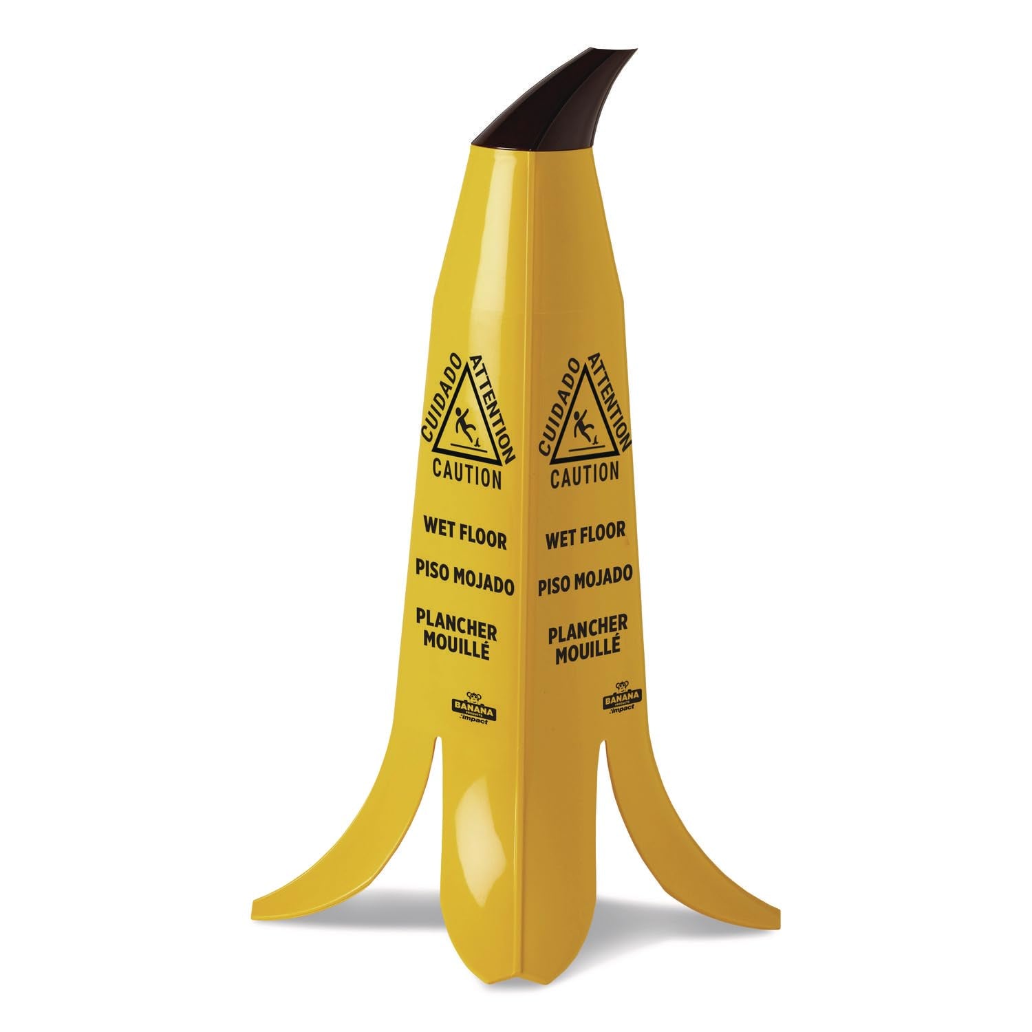 Yellow Banana Wet Floor Cone - From Where Finds - 
