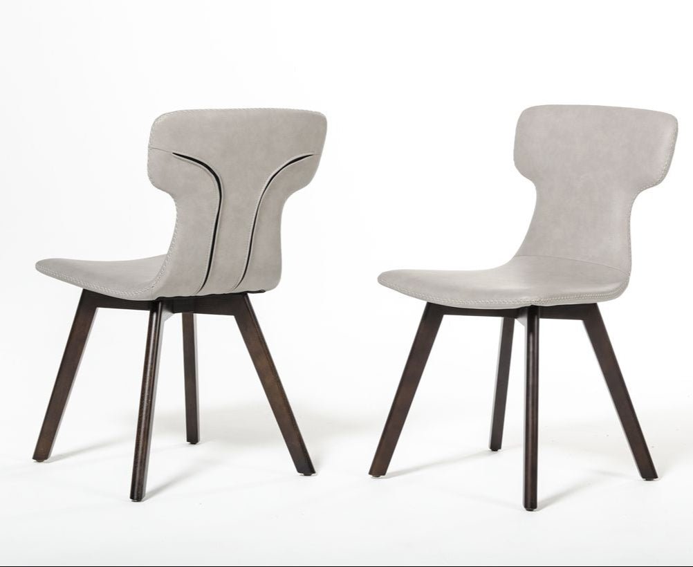 Zach Eco - Leather Dining Chair (Set of 2) - From Where - 