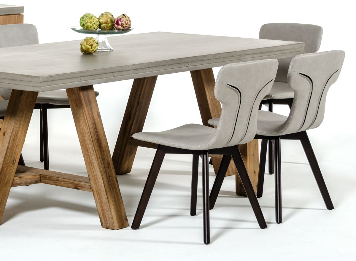 Zach Eco - Leather Dining Chair (Set of 2) - From Where - 