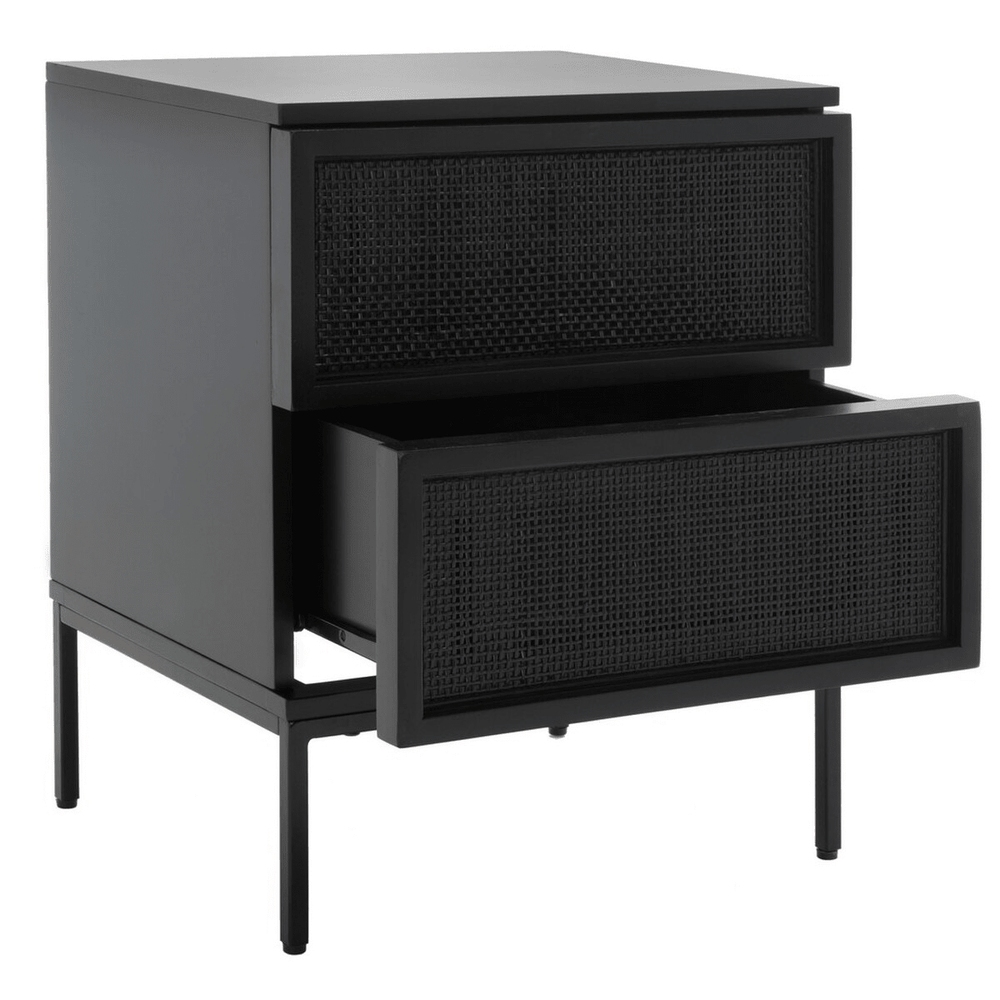 Zadie 2 Drawer Rattan Nightstand - From Where Finds - 