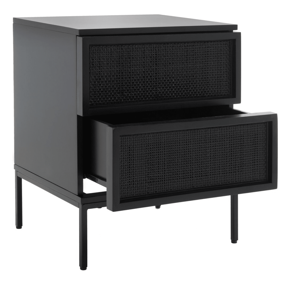 Zadie 2 Drawer Rattan Nightstand - From Where Finds - 