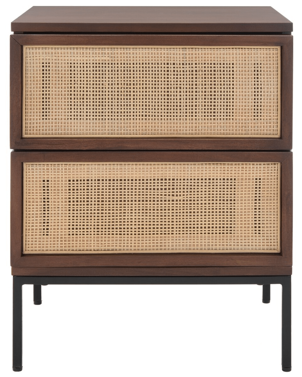 Zadie 2 Drawer Rattan Nightstand - From Where Finds - 