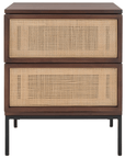 Zadie 2 Drawer Rattan Nightstand - From Where Finds - 