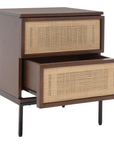 Zadie 2 Drawer Rattan Nightstand - From Where Finds - 