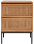 Zadie 2 Drawer Rattan Nightstand - From Where Finds - 