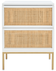 Zadie 2 Drawer Rattan Nightstand - From Where Finds - 