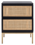 Zadie 2 Drawer Rattan Nightstand - From Where Finds - 