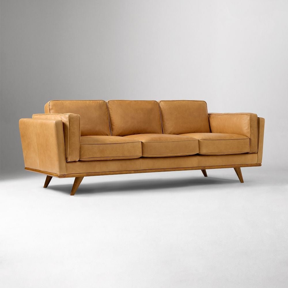 Zander Leather Sofa (90") - From Where Finds -