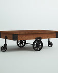 Zona Solid Wood Top Coffee Table - From Where - 