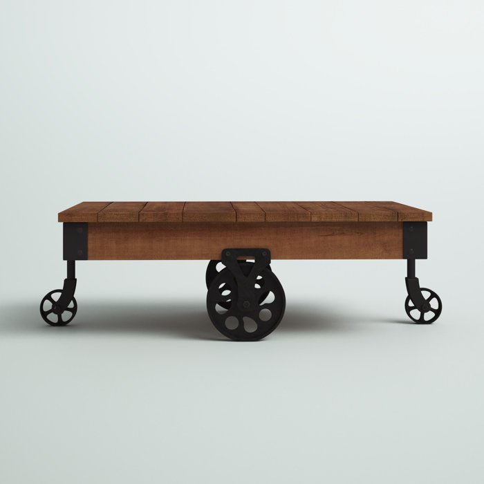 Zona Solid Wood Top Coffee Table - From Where - 