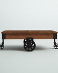 Zona Solid Wood Top Coffee Table - From Where - 