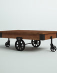 Zona Solid Wood Top Coffee Table - From Where - 