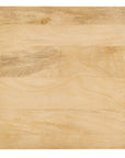Zora Square Wood and Metal Side Table - From Where - 